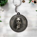 Ozzy Osbourne Custom Shape 1-sided Keychain - GNE4315