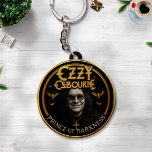 Ozzy Osbourne Custom Shape 1-sided Keychain - GNE4316
