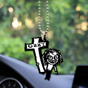 Ozzy Osbourne Custom Shape 2-sided Acrylic Car Ornament – GNE 4081