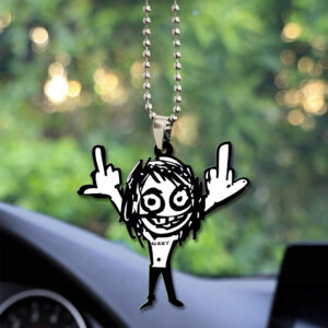 Ozzy Osbourne Custom shape 2-sided Acrylic Car Ornament - GNE 4105