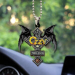 Ozzy Osbourne Custom shape 2-sided Acrylic Car Ornament - TANTN 14930