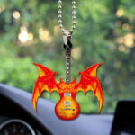 Ozzy Osbourne Custom shape 2-sided Acrylic Car Ornament - TANTN 14825