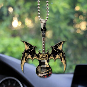 Ozzy Osbourne Custom shape 2-sided Acrylic Car Ornament - TANTN 14826