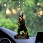 Ozzy Osbourne Custom shape 2-sided Acrylic Car Ornament - TANTN15494