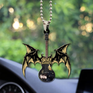 Ozzy Osbourne Custom shape 2-sided Acrylic Car Ornament - TANTN 14890