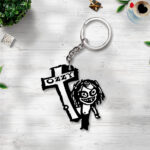 Ozzy Osbourne Custom Shape 2-sided Keychain - GNE 4082