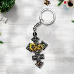 Ozzy Osbourne Custom Shape 2-sided Keychain - TANTN 14811