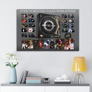 Ozzy Osbourne Rectangle Canvas With Inner Frame - TANTN 15044