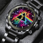 Pink Floyd Black Stainless Steel Watch – GNE 650