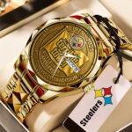 Pittsburgh Steelers 50th Anniversary 2025 Alloy Luxury Quartz Watch - TMTHU678