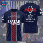Paris Saint-Germain Super Cup Winner 2025 3D Apparel – TANTN 15309