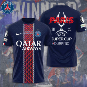 Paris Saint-Germain Super Cup Winner 2025 3D Apparel - TANTN 15309
