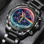 Pink Floyd Black Stainless Steel Watch – GNE 237