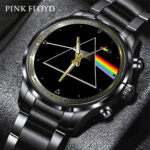 Pink Floyd Black Stainless Steel Watch – GNE 472