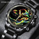Pink Floyd Black Stainless Steel Watch – GNE 583