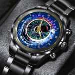 Pink Floyd Black Stainless Steel Watch – GNE 710