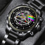 Pink Floyd Black Stainless Steel Watch – GNE 903