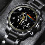 Pink Floyd Black Stainless Steel Watch – HOATT 4584