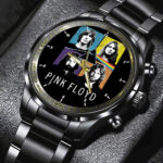 Pink Floyd Black Stainless Steel Watch – HOATT 4663