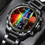 Pink Floyd Black Stainless Steel Watch – HOATT 4849