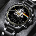 Pink Floyd Black Stainless Steel Watch – HOATT 4851