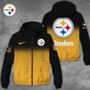 Pittsburgh Steelers 3D Windbreaker Jacket - TANTN 9001