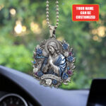 Personalized Protected By His Grace Custom shape 2-sided Acrylic Car Ornament - TANTN15415