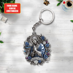 Personalized Protected By His Grace Custom Shape 2-Side Printed Keychain - TANTN15416