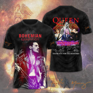 Queen Band x Freddie Mercury 3D Apparel - MAITM 10512