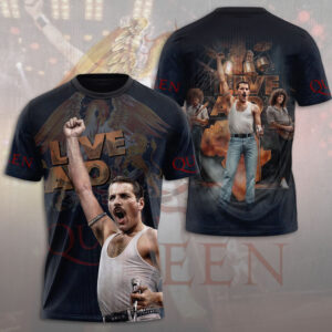 Queen Band x Freddie Mercury 3D Apparel - MAITM 11566