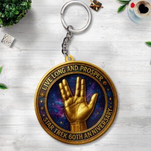Star Trek Custom Shape 2-sided Keychain - TMTHU600