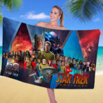 Star Trek 60th Anniversary 2026 Rectangle Beach Towel - TMTHU613