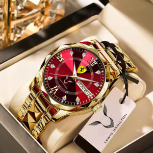 Scuderia Ferrari x Lewis Hamilton Alloy Luxury Quartz Watch - MAITM12498