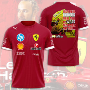 Scuderia Ferrari x Lewis Hamilton 3D Apparel – HOATT 9621