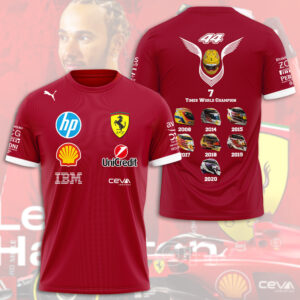 Scuderia Ferrari x Lewis Hamilton 3D Apparel – HOATT 9496