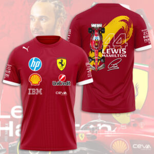 Scuderia Ferrari x Lewis Hamilton 3D Apparel – HOATT 9776