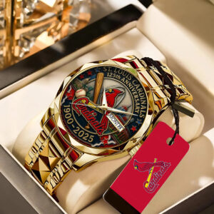 St. Louis Cardinals 125th Anniversary 1900-2025 Alloy Luxury Quartz Watch - TANTN15615