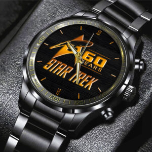 Star Trek 60 Years Black Stainless Steel Watch - HOATT12440