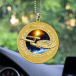 Star Trek 60th Anniversary Custom shape 2-sided Acrylic Car Ornament - MAITM12629