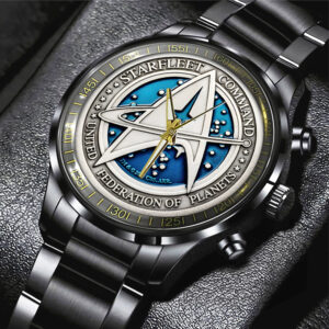 Star Trek Black Stainless Steel Watch - TANTN 12677