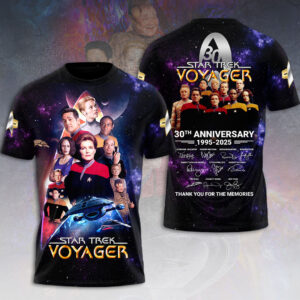 Star Trek: Voyager 30th Anniversary 3D Apparel - HOATT12453