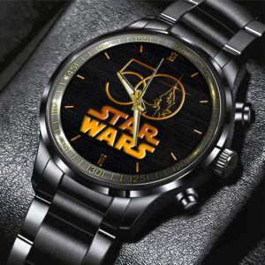 Star Wars 50 Years Black Stainless Steel Watch - HOATT12441