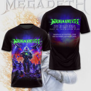 Megadeth Band 3D Apparel - TMTHU380