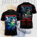Megadeth 3D Apparel – TMTHU413