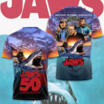 Jaws 50th Anniversary 3D Apparel - TMTHU555