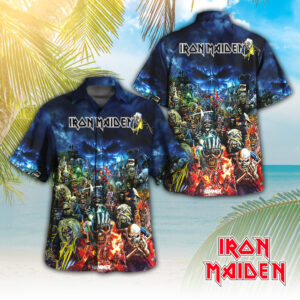 Iron Maiden 3D Hawaiian Apparel - TANTN 11802