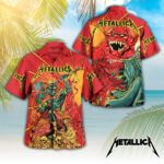Metallica 3D Hawaiian Apparel - TANTN 12163