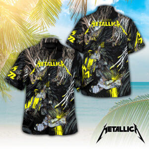 Metallica 3D Hawaiian Apparel - TANTN 12164