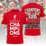 Liverpool FC 2024/25 Premier League Champions 3D Apparel – TANTN 12200