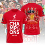 Liverpool FC 2024/25 Premier League Champions 3D Apparel – TANTN 12214
